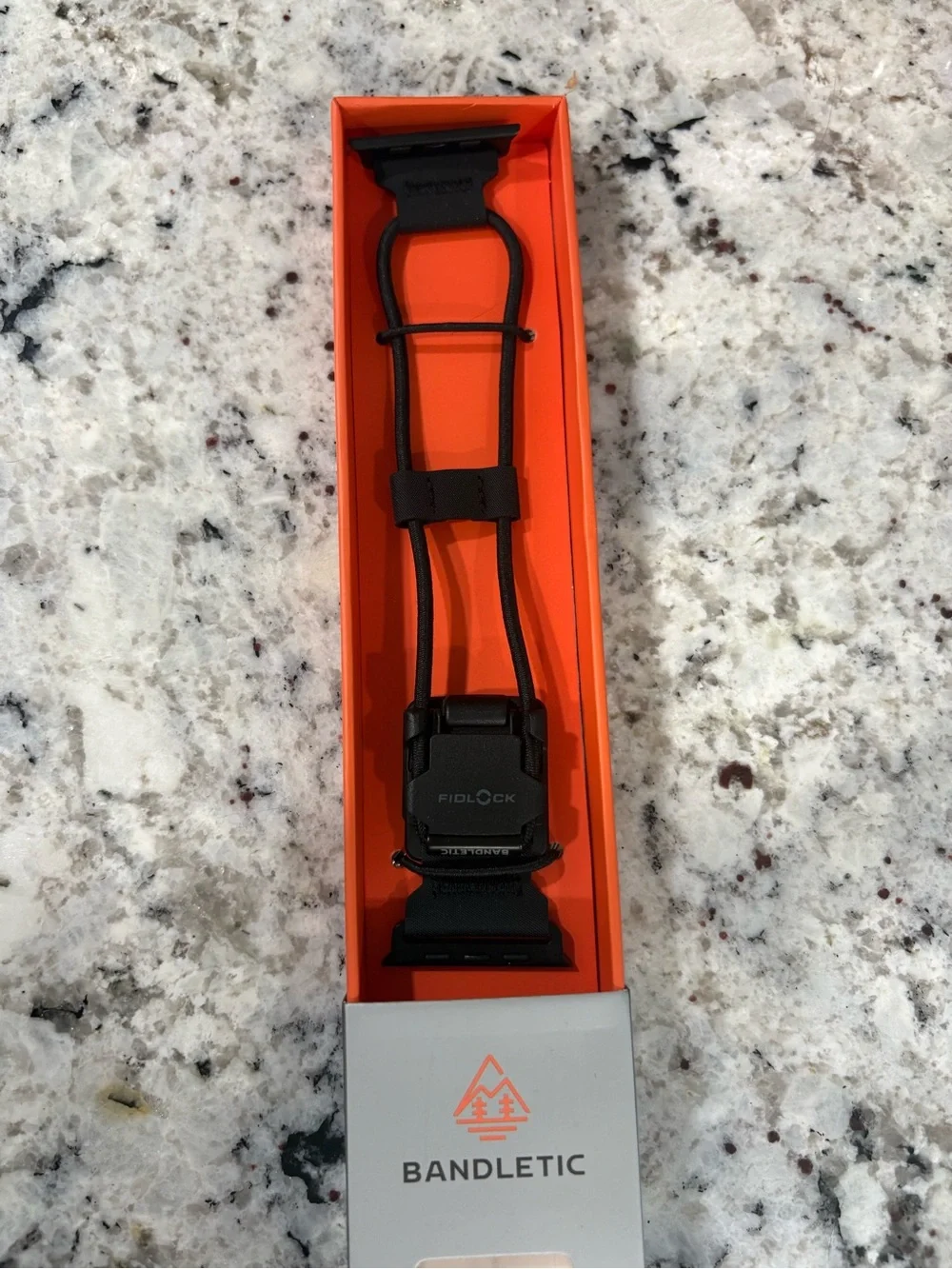 Bandletic Fidlock Arc magnetic Black Apple Watch Sport Band with Fold Lock - Picture 3 of 3